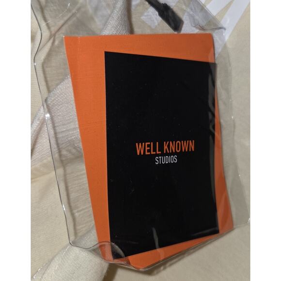 Well Known Studios Gansevoort Mens Shirt Sz XXL Cream Unisex New With Tags NWT - Picture 8 of 16